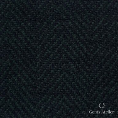 Костюмная ткань Marzoni 651 - 041 / 1500 — Зелёный, ёлочка, 95% шерсть, 5% кашемир