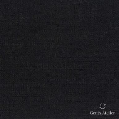 Костюмная ткань Marzoni 602 - 222 / 600 — Чёрный, однотонная, 100% шерсть