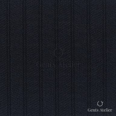 Костюмная ткань Marzoni 606 - 479 / 700 — Тёмно-синий, полоса, 100% шерсть