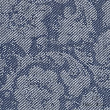 Костюмная ткань Marzoni 609 - 444 / 1000 — Серо-синий, узор, 100% шерсть