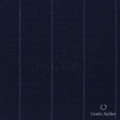 Костюмная ткань Marzoni 621 - 028 / 800 — Синий, полоса, 100% шерсть
