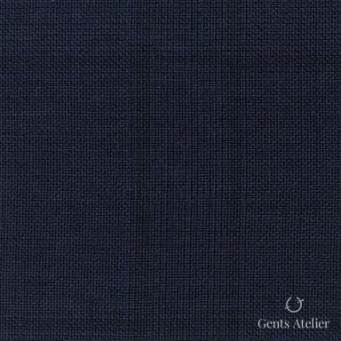 Костюмная ткань Marzoni 621 - 045 / 900 — Тёмно-синий, однотонная, 100% шерсть