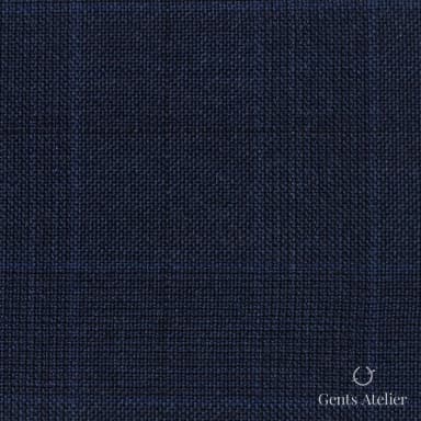 Костюмная ткань Marzoni 621 - 109 / 900 — Синий, однотонная, 100% шерсть