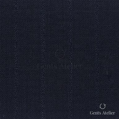 Костюмная ткань Marzoni 622 - 039 / 800 — Тёмно-синий / Синий, полоса, 100% шерсть