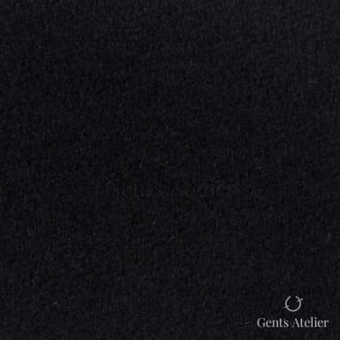Костюмная ткань Marzoni 665 - 149 / 1600 — Чёрный, однотонная, 90% шерсть, 10% кашемир