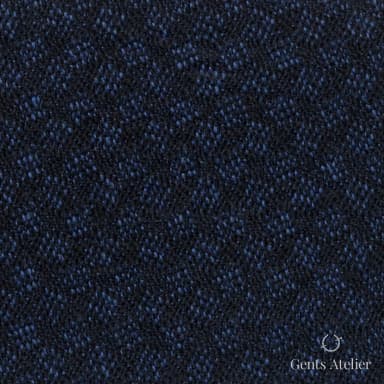 Костюмная ткань Marzoni 641 - 103 / 900 — Dark Blue, меланж, 100% шерсть