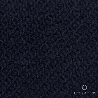 Костюмная ткань Marzoni 665 - 109 / 1200 — Тёмно-синий, ёлочка, 99% шерсть, 1% эластан