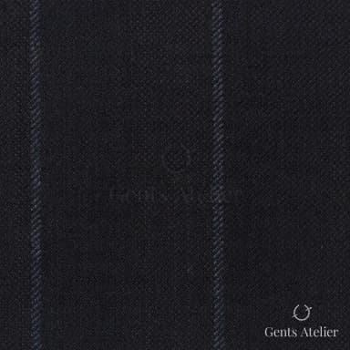 Костюмная ткань Marzoni 600 - 490 / 900 — Коричневый / Чёрный, в полоску, 100% шерсть