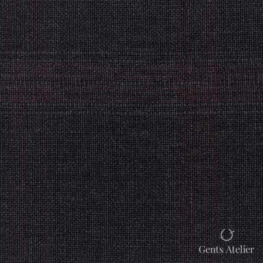 Костюмная ткань Marzoni 609 - 474 / 900 — Тёмно-серый, однотонная, 100% шерсть