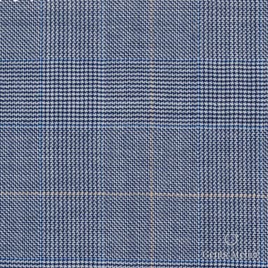 Костюмная ткань Marzoni 609 - 528 / 900 — Синий, виндоупейн, 100% шерсть