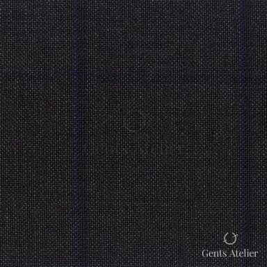 Костюмная ткань Marzoni 609 - 765 / 1000 — Коричневый / Синий, в клетку, 100% шерсть