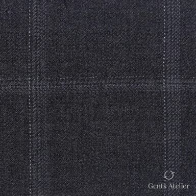 Костюмная ткань Marzoni 609 - 821 / 1000 — Тёмно-серый / Светло-серый, виндоупейн, 100% шерсть