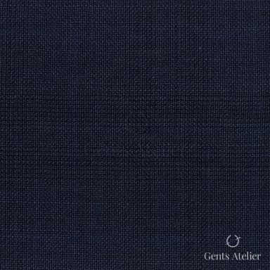 Костюмная ткань Marzoni 609 - 848 / 1000 — Тёмно-синий, однотонная, 100% шерсть
