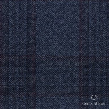 Костюмная ткань Marzoni 651 - 750 / 1200 — Фиолетовый / Бордовый, виндоупейн, 100% шерсть