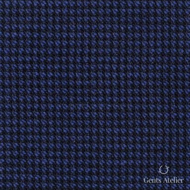 Костюмная ткань Marzoni 602 - 005 / 900 — Фиолетовый / Чёрный, гусиная лапка, 55% лён, 30% шерсть, 15% шёлк