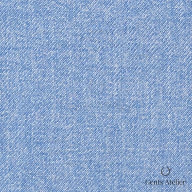 Костюмная ткань Marzoni 611 - 514 / 1300 — Sky Blue, меланж, 100% шёлк