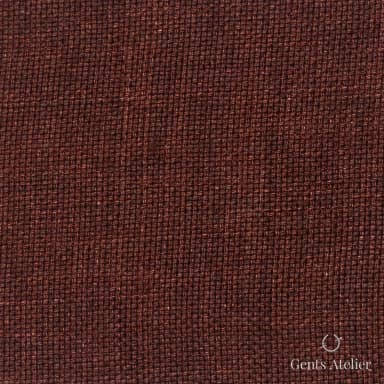 Костюмная ткань Marzoni 605 - 635 / 700 — Rust, однотонная, 100% лён