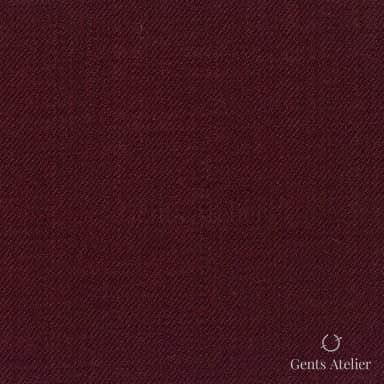 Костюмная ткань Marzoni 608 - 074 / 1500 — Бордовый, однотонная, 100% шерсть
