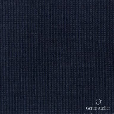 Костюмная ткань Marzoni 725 - 442 / 1400 — Тёмно-синий, однотонная, 100% шерсть