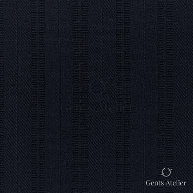 Костюмная ткань Marzoni 725 - 481 / 1400 — Тёмно-синий, однотонная, 100% шерсть