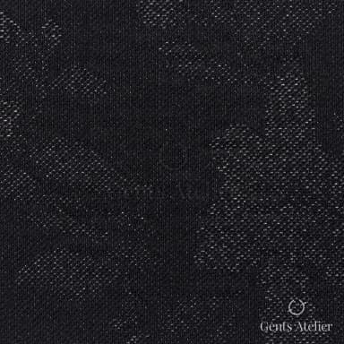 Костюмная ткань Marzoni 609 - 387 / 1500 — Чёрный, узор, 89% шерсть, 6% полиэстер, 5% полиамид