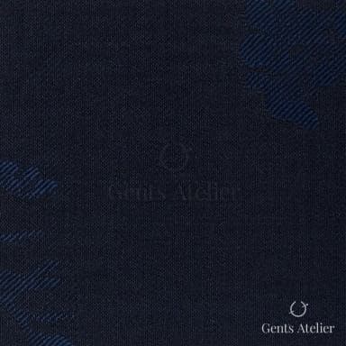 Костюмная ткань Marzoni 609 - 424 / 1000 — Тёмно-синий, оконная клетка, 100% шерсть