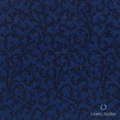 Костюмная ткань Marzoni 609 - 451 / 900 — Синий, узор, 100% шерсть