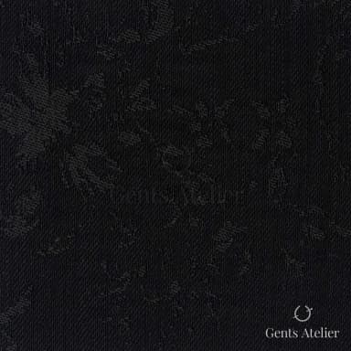 Костюмная ткань Marzoni 612 - 030 / 1200 — Чёрный, узор, 51% шерсть, 49% вискоза