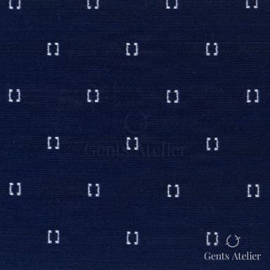 Костюмная ткань Marzoni 614 - 006 / 900 — Тёмно-синий, узор, 59% шерсть, 35% полиэстер, 6% шёлк
