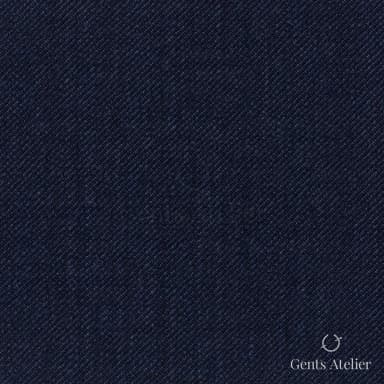 Костюмная ткань Marzoni 620 - 745 / 700 — Синий, однотонная, 100% шерсть