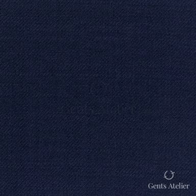 Костюмная ткань Marzoni 609 - 724 / 900 — Тёмно-синий, однотонная, 100% шерсть