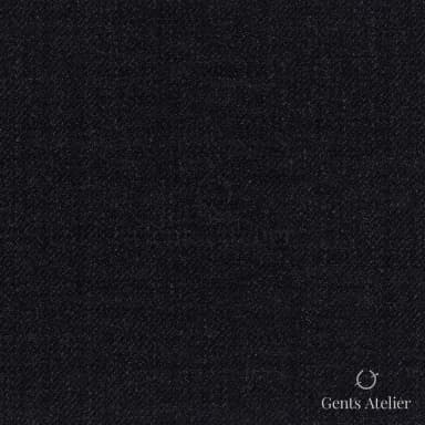 Костюмная ткань Marzoni 609 - 983 / 900 — Антрацит, однотонная, 100% шерсть