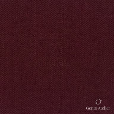Костюмная ткань Marzoni 608 - 074 / 1500 — Бордовый, однотонная, 100% шерсть