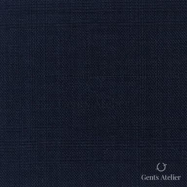 Костюмная ткань Marzoni 608 - 239 / 1500 — Тёмно-синий, однотонная, 100% шерсть