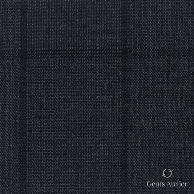Костюмная ткань Marzoni 608 - 244 / 1500 — Антрацит, гусиная лапка, 100% шерсть