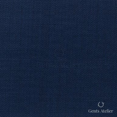 Костюмная ткань Marzoni 725 - 439 / 1300 — Тёмно-синий, однотонная, 100% шерсть