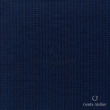 Костюмная ткань Marzoni 725 - 469 / 1400 — Тёмно-синий / Красный, полоса, 100% шерсть