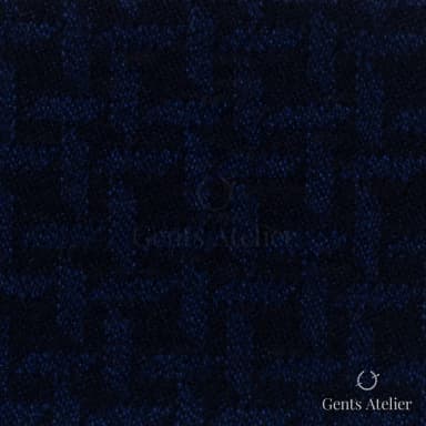 Костюмная ткань Marzoni 641 - 074 / 900 — Синий, виндоупейн, 55% Cotton, 45% шерсть