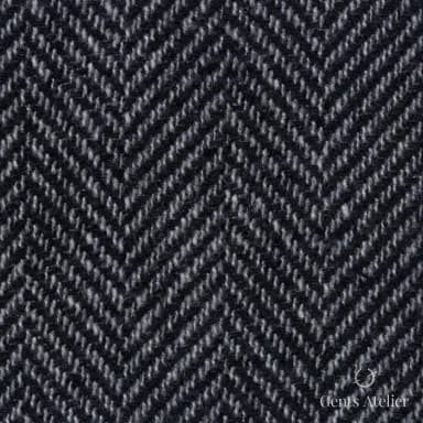 Костюмная ткань Marzoni 651 - 040 / 1500 — Серый, ёлочка, 95% шерсть, 5% Cashmere