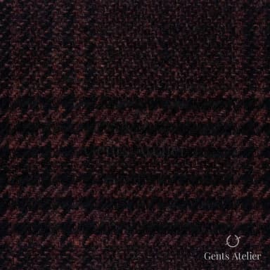 Костюмная ткань Marzoni 651 - 684 / 1500 — Красный / Чёрный, гусиная лапка, 90% шерсть, 10% Cashmere