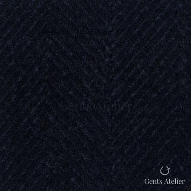 Костюмная ткань Marzoni 662 - 023 / 2200 — Тёмно-синий, диагональ, 90% шерсть / 10% Cashmere