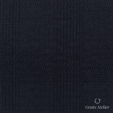 Костюмная ткань Marzoni 601 - 157 / 1100 — Тёмно-синий, однотонная, 82% шерсть, 18% Silk