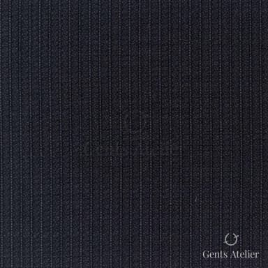 Костюмная ткань Marzoni 601 - 162 / 1100 — Тёмно-синий, в полоску, 82% шерсть, 18% Silk