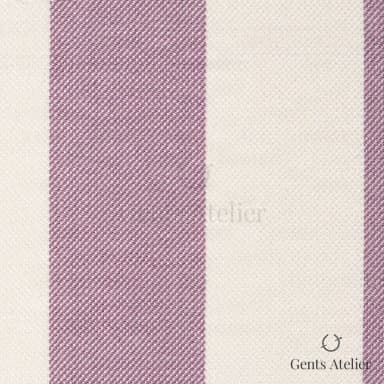 Костюмная ткань Marzoni 602 - 010 / 900 — Бордовый / Белый, в полоску, 55% шерсть, 45% Silk