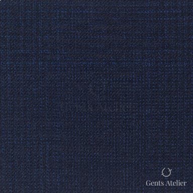 Костюмная ткань Marzoni 609 - 414 / 1000 — Синий / Чёрный, меланж, 100% шерсть