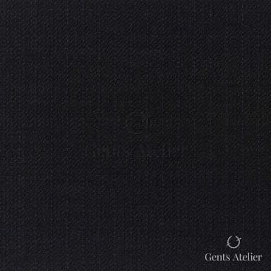 Костюмная ткань Marzoni 609 - 574 / 900 — Чёрный, однотонная, 100% шерсть