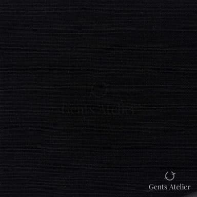Костюмная ткань Marzoni 602 - 999 / 800 — Чёрный, однотонная, 53% шерсть, 47% Linen