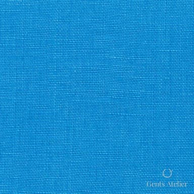 Костюмная ткань Marzoni 605 - 585 / 700 — Небесно-голубой, однотонная, 100% Linen