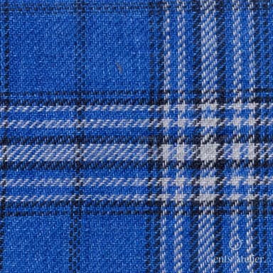 Костюмная ткань Marzoni 613 - 557 / 800 — Синий, виндоупейн, 100% Linen