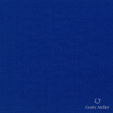 Костюмная ткань Marzoni 600 - 126 / 700 — Ярко-синий, однотонная, 100% шерсть